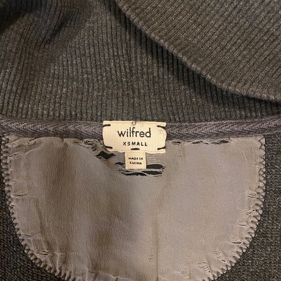 Wilfred Diderot Cardigan Sweater Gray xs - Picture 3 of 3